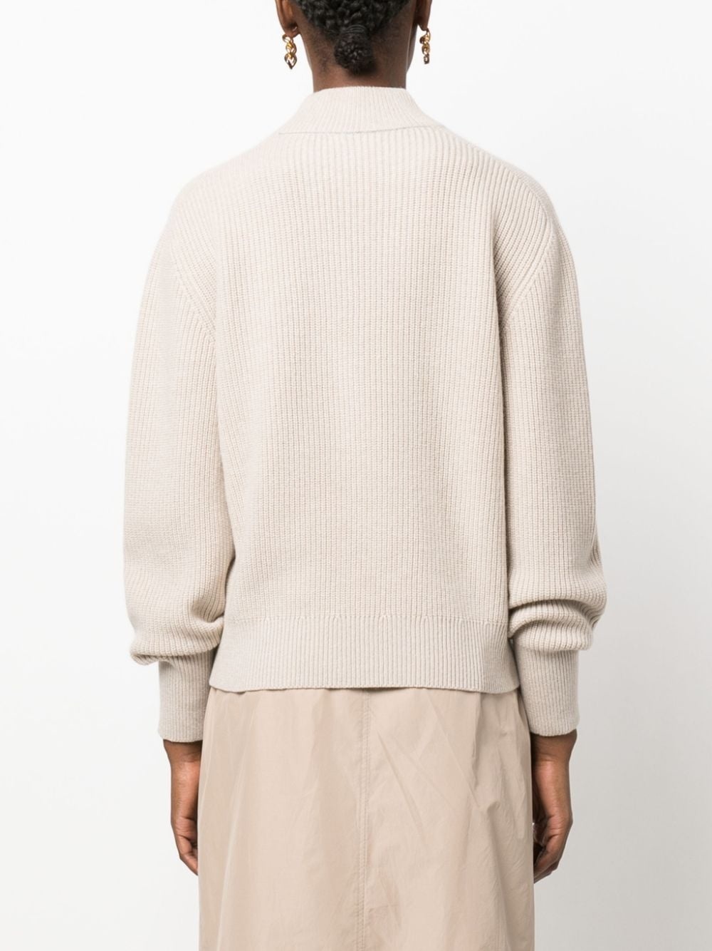 High neck cashmere sweater - 5