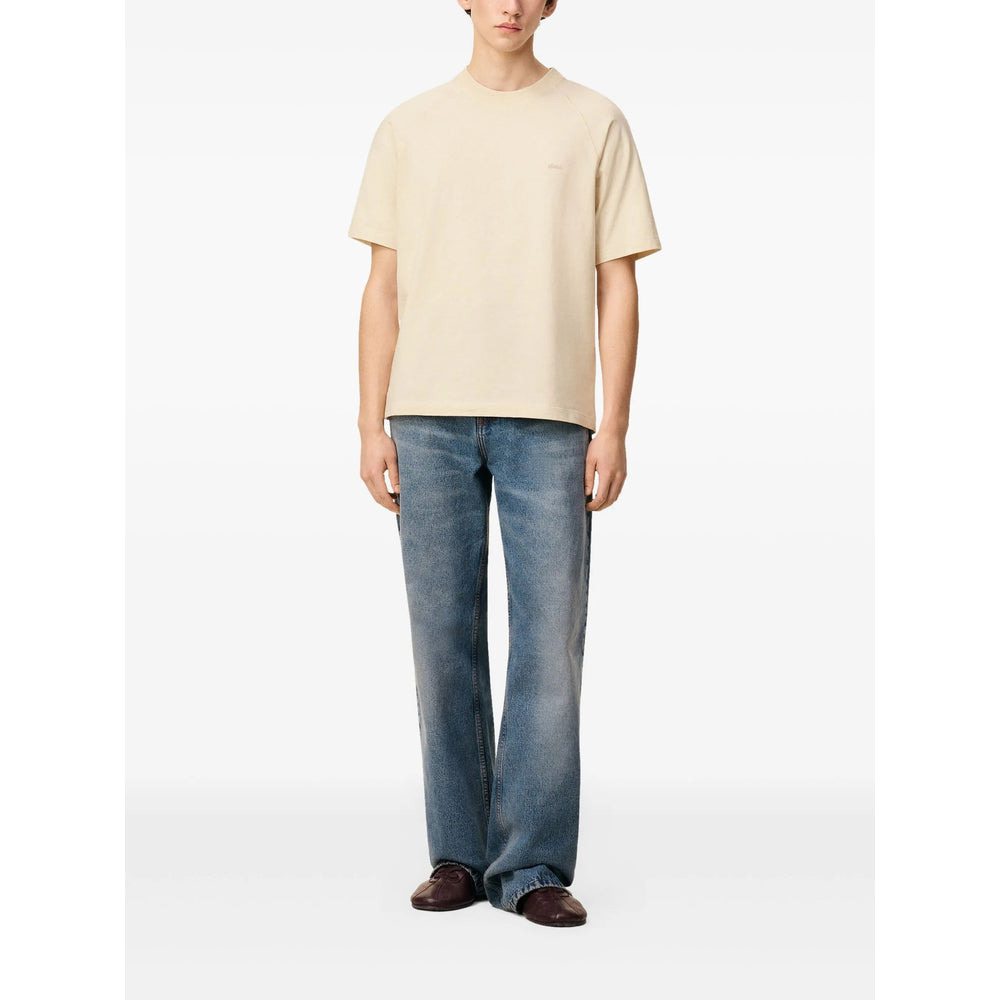 Ami Paris Neutrals T-Shirts & Vests - T-Shirts Men - 3