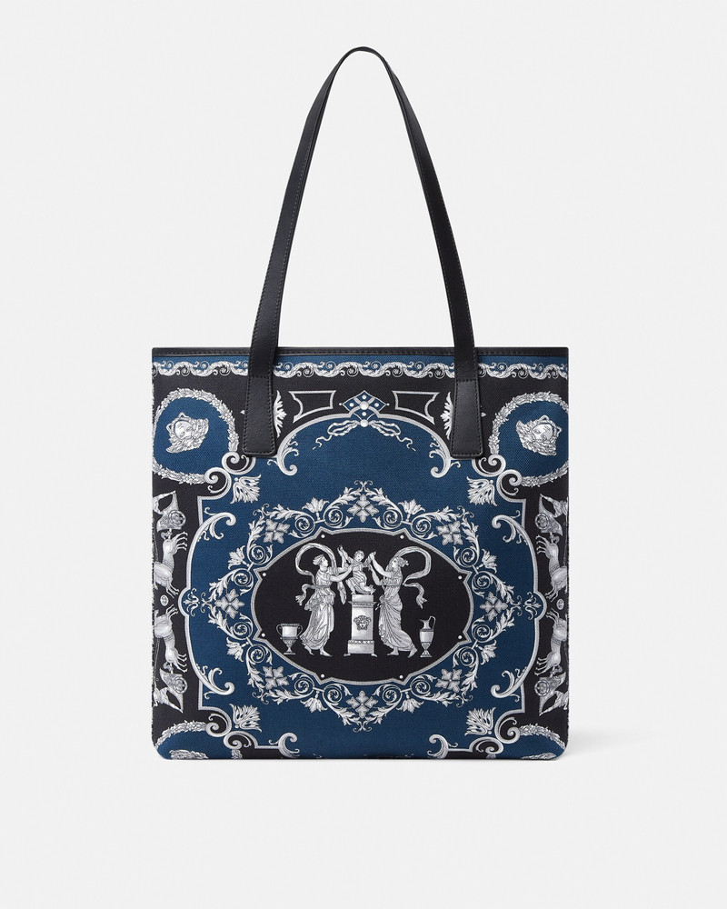 La Medusa Printed Canvas Tote 6