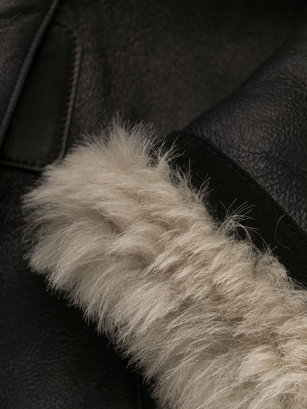 shearling-lined duffle coat - 6