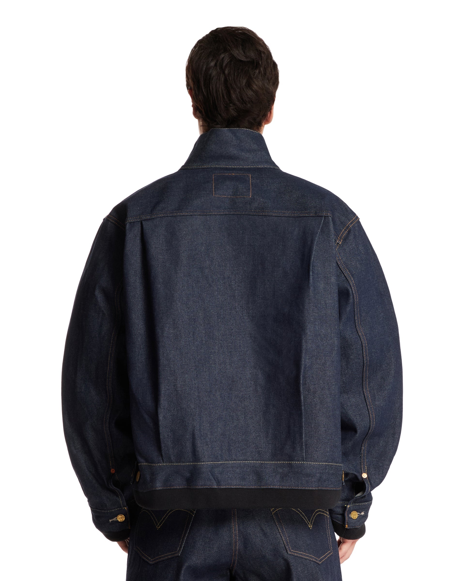 Levi's x Sacai Blue Reversible Blouson - 3
