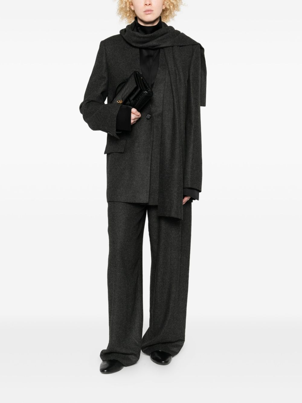 dart-detail trousers - 2