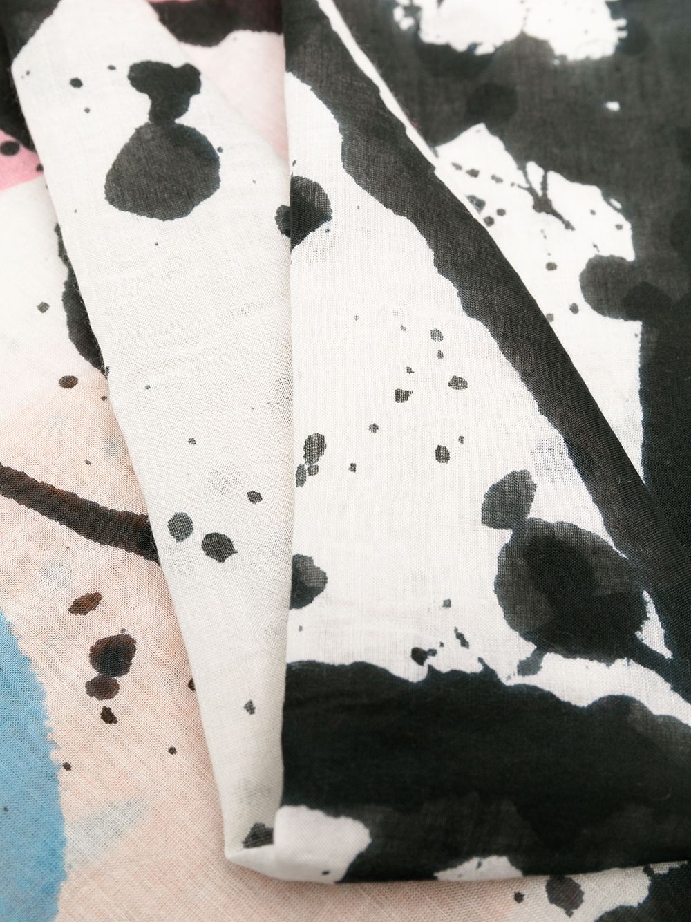 Balloons paint splatter print scarf - 3