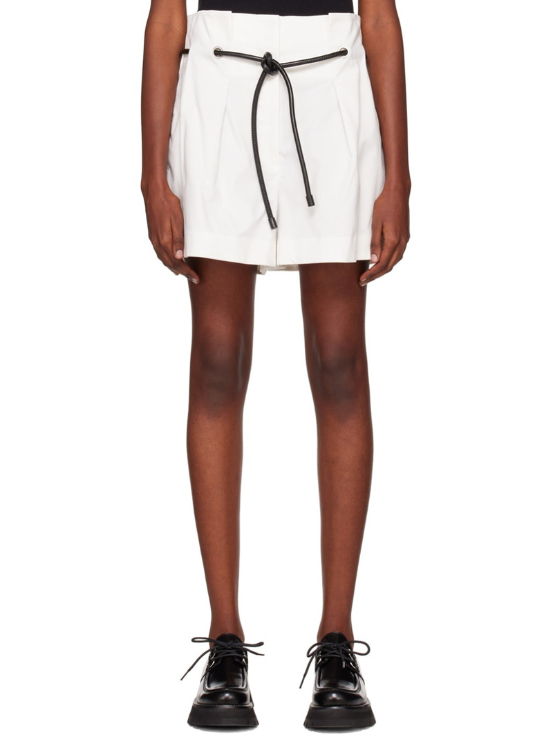 White Origami Shorts 1