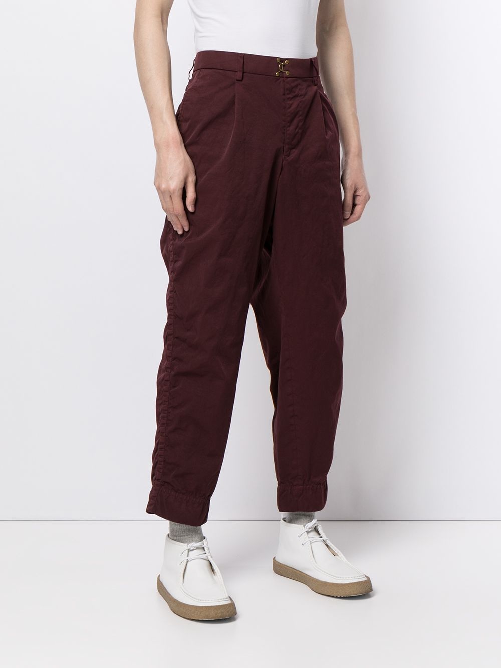 cropped chino trousers - 3