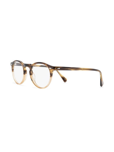 Oliver Peoples Gregory Peck round glasses outlook