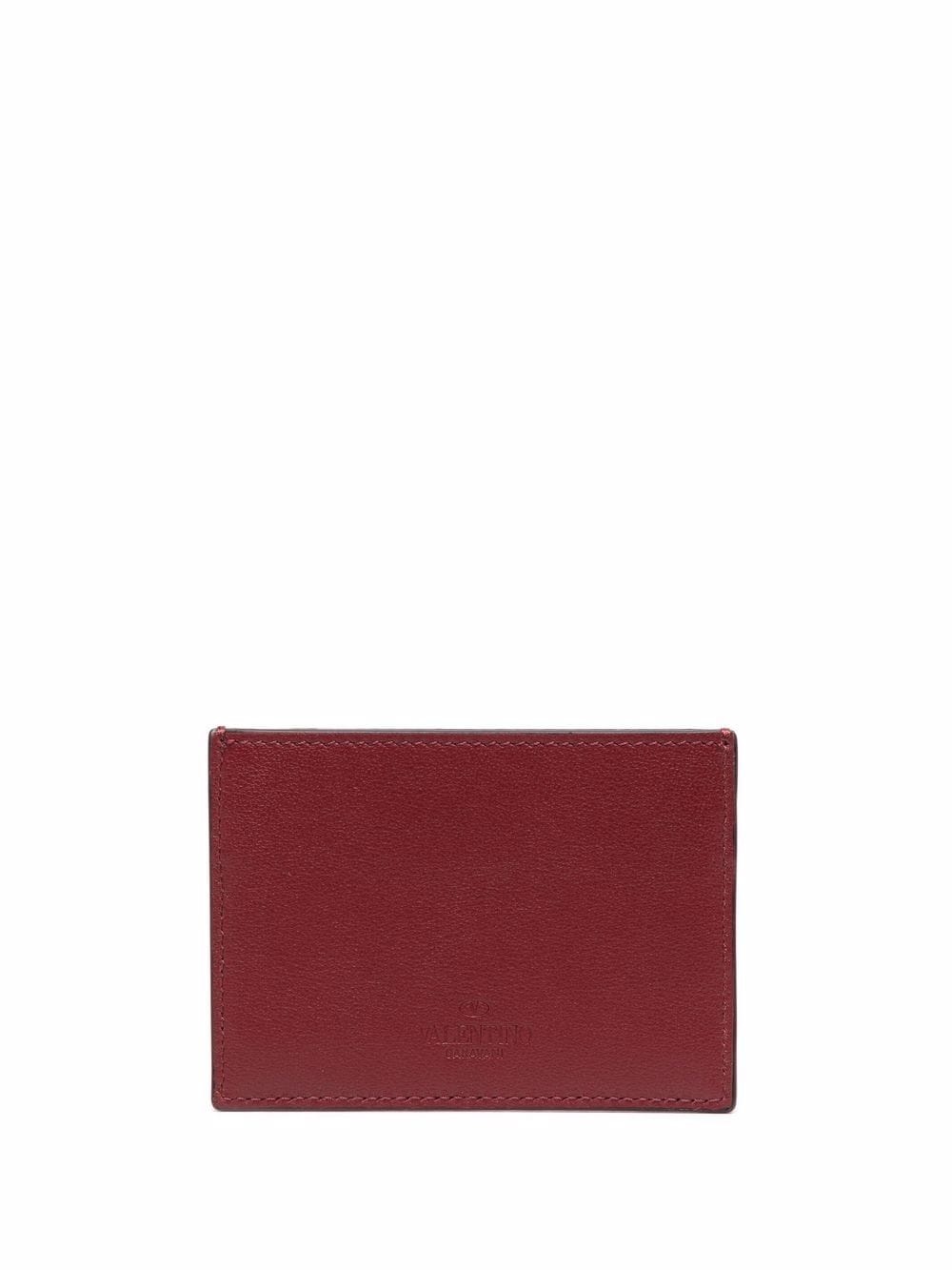 Rockstud-embellished cardholder - 2