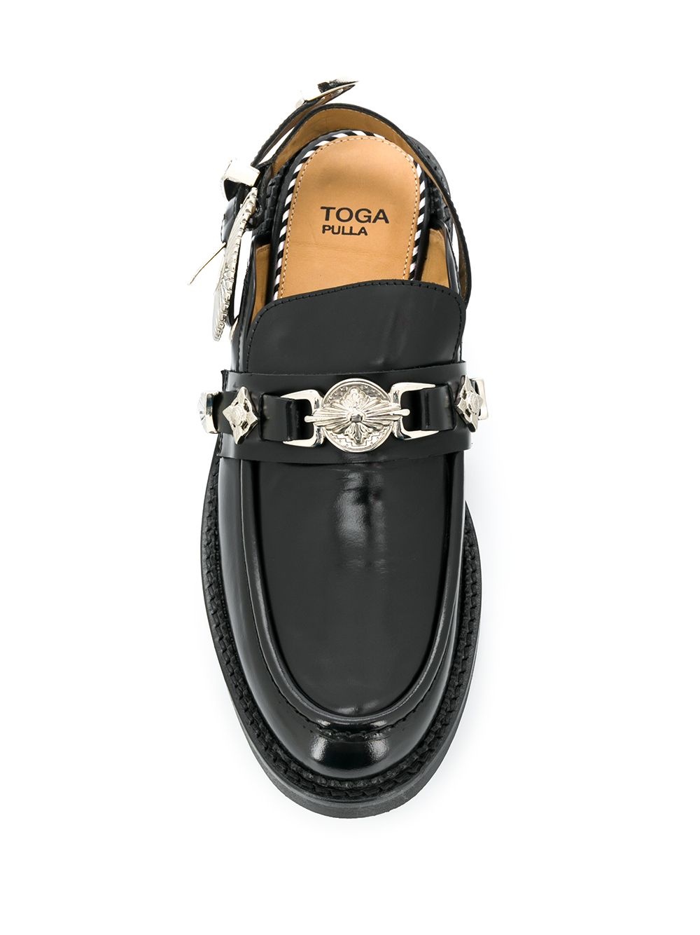 sling-back mule loafers - 4