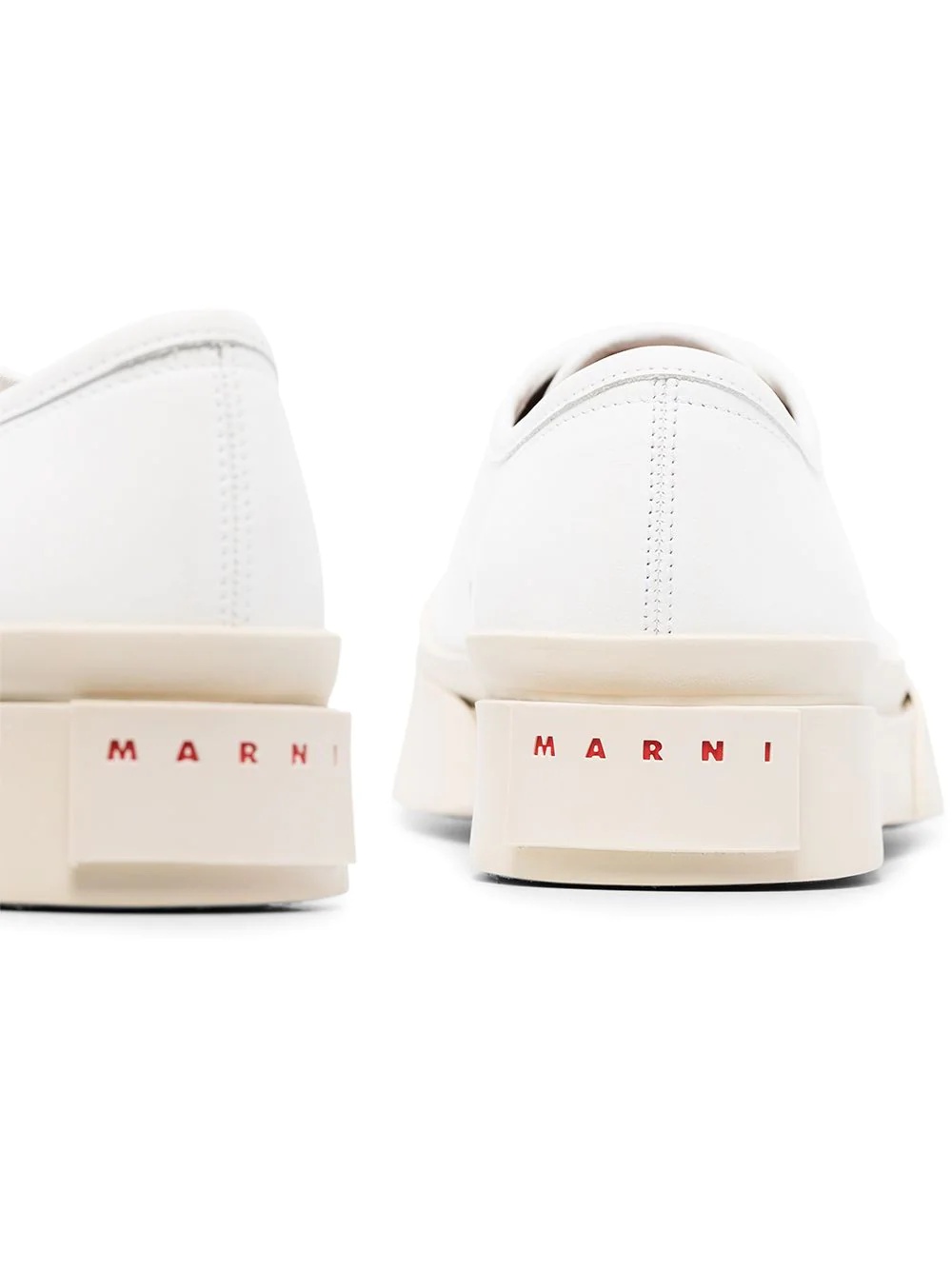 Pablo leather lace-up sneakers - 2