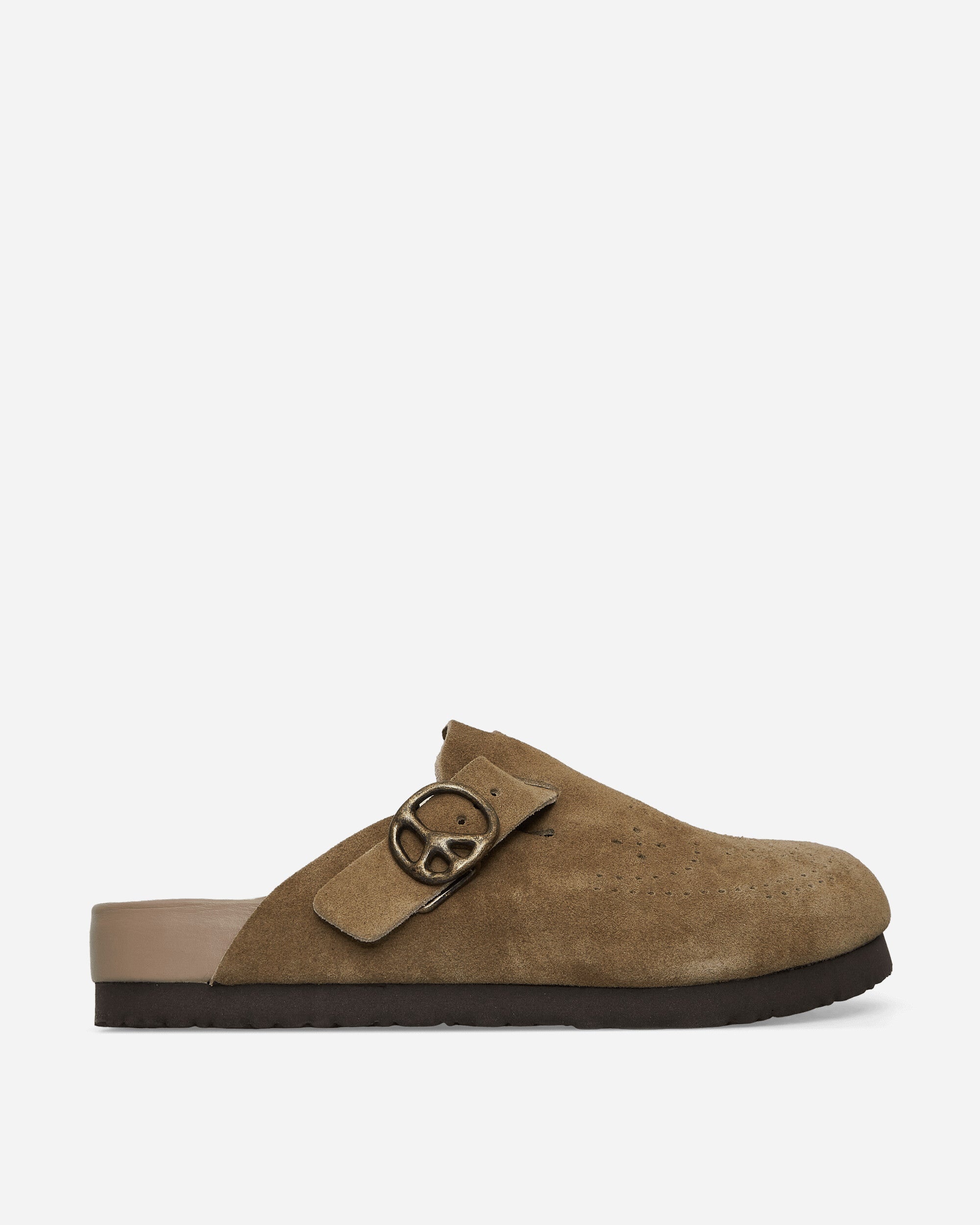 NEEDLES｜SLIPPERS (Clog Sandal Suede Lthr. - BLACK (QV07 Needles – Suede Clog Sandal Black
