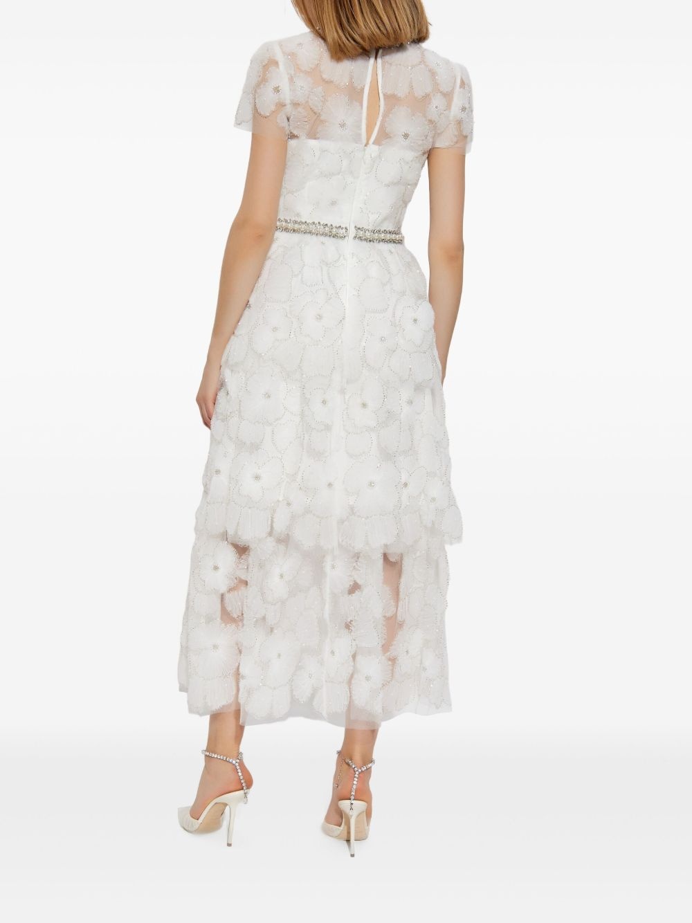 crystal-embellished dress - 4