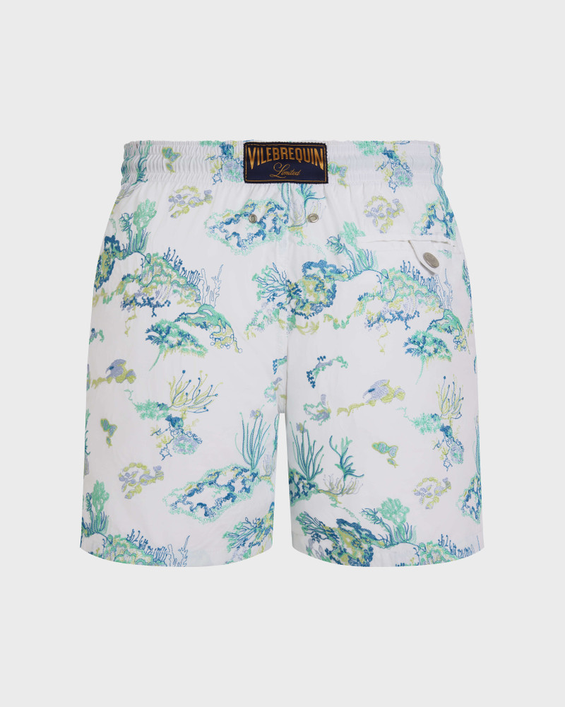 MEN EMBROIDERED SWIM TRUNKS CORAL REEF - LIMITED EDITION 2