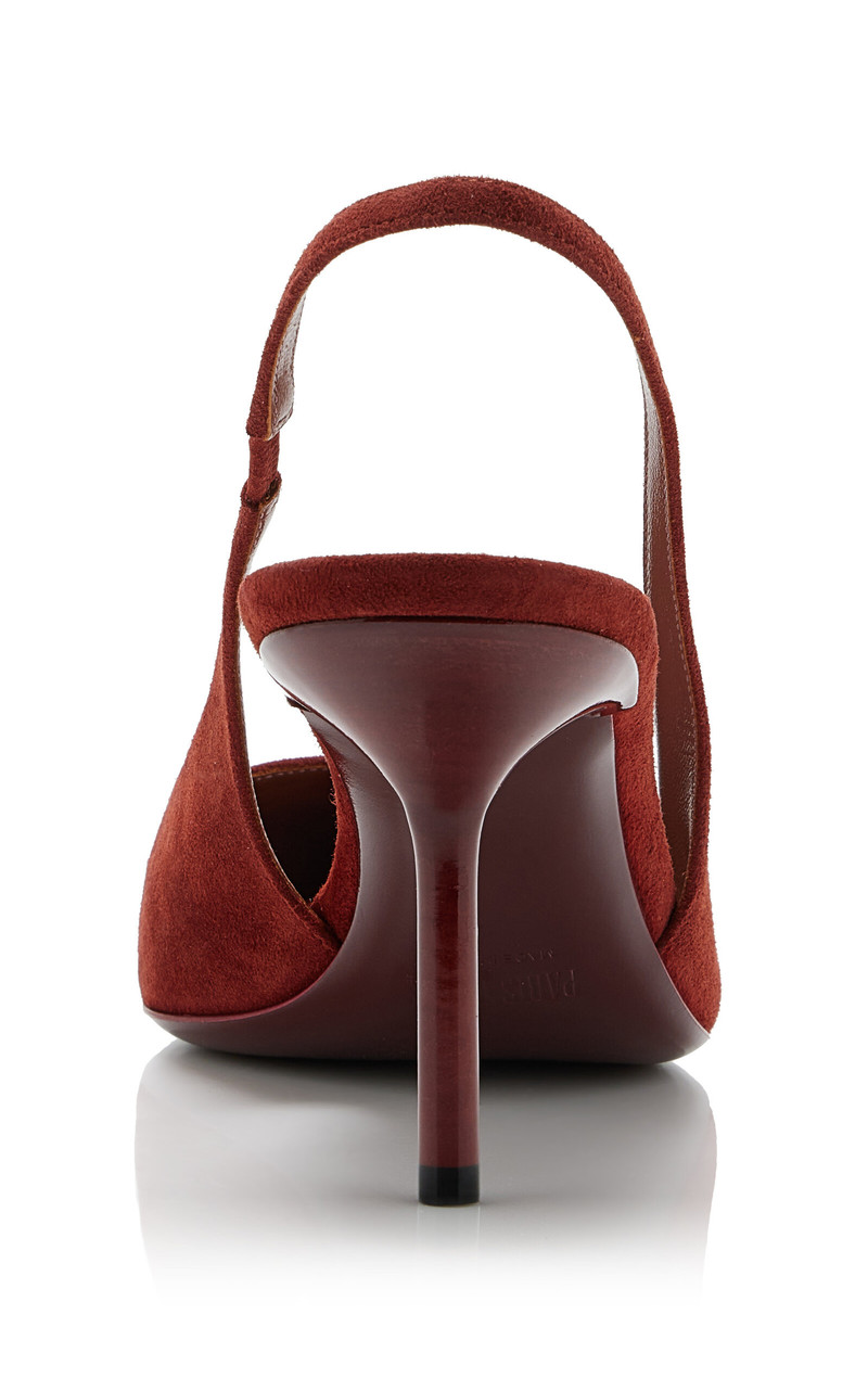 Lidia Patent Leather Slingback Pumps brown 5