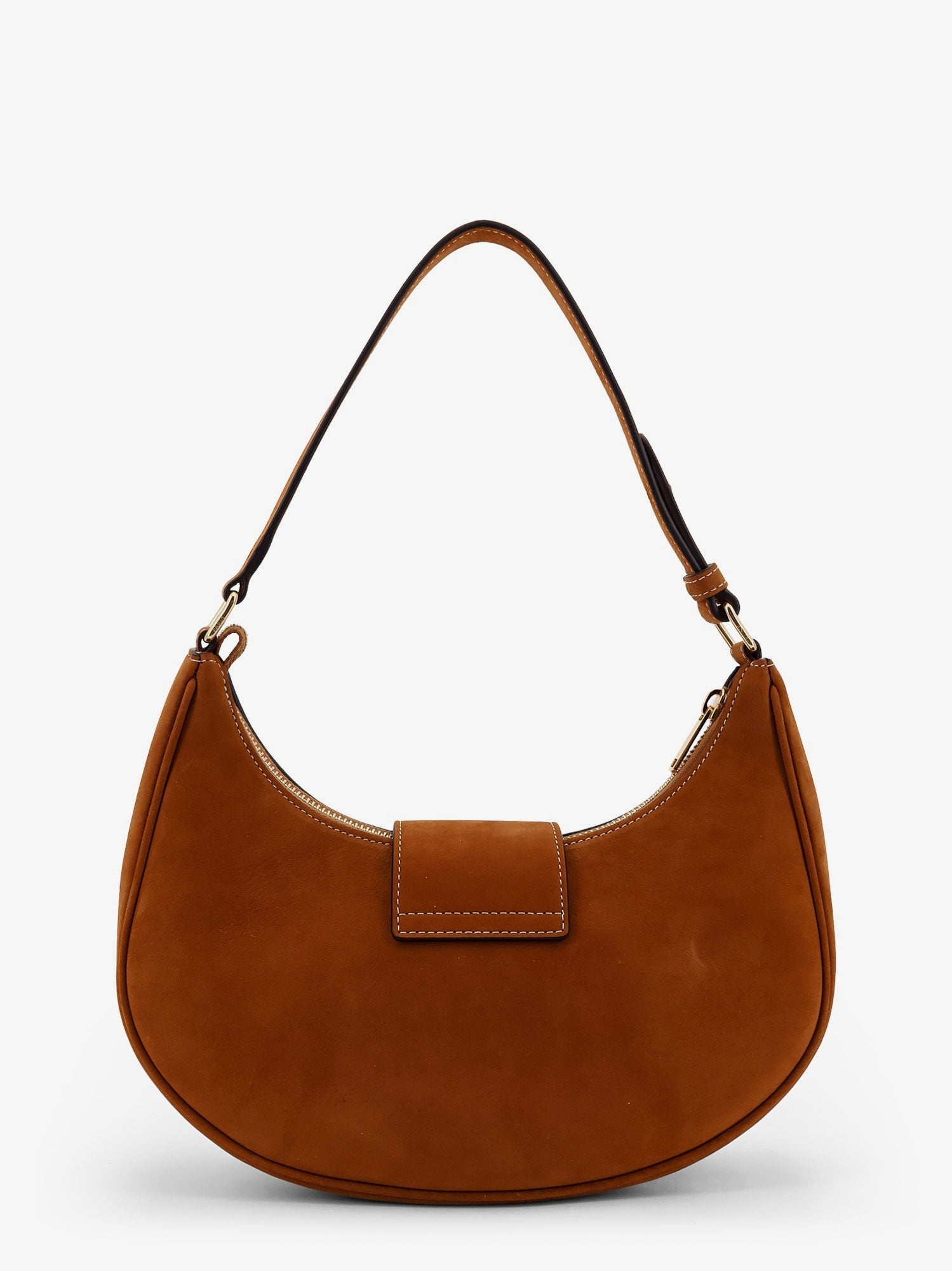 Celine Women Ava Medium Triomphe Suede Shoulder Bag - 2