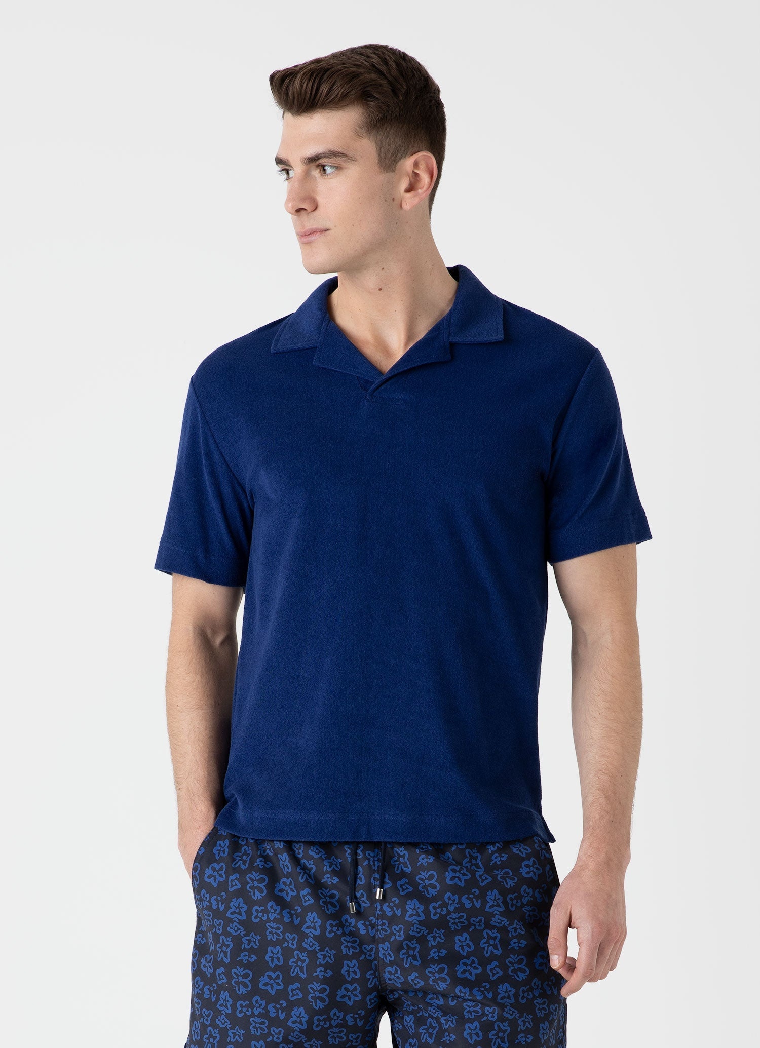 Towelling Polo Shirt - 2