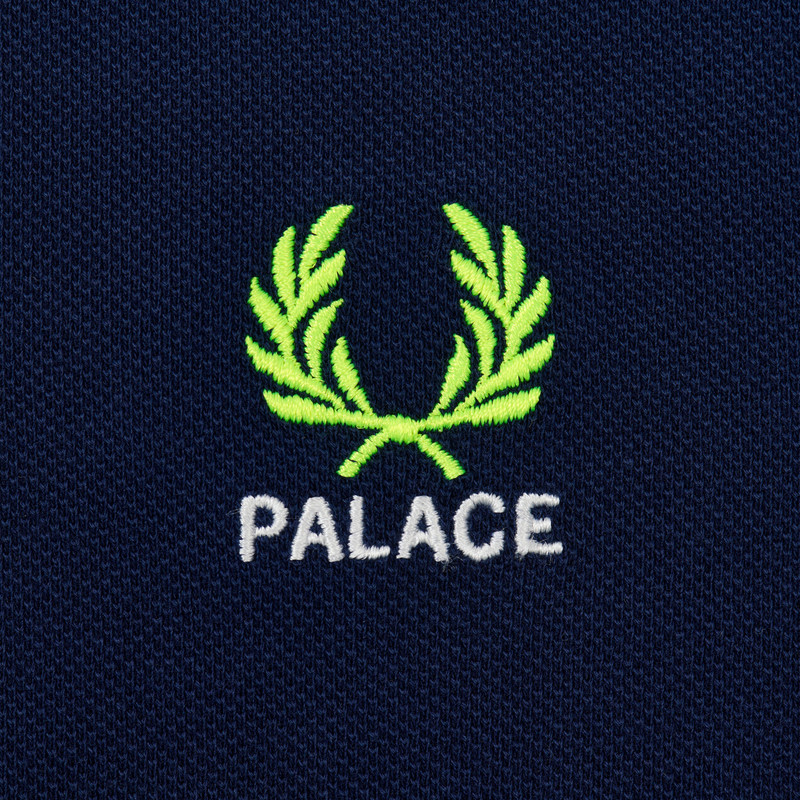 PALACE FRED PERRY SHIRT PEACOAT 3