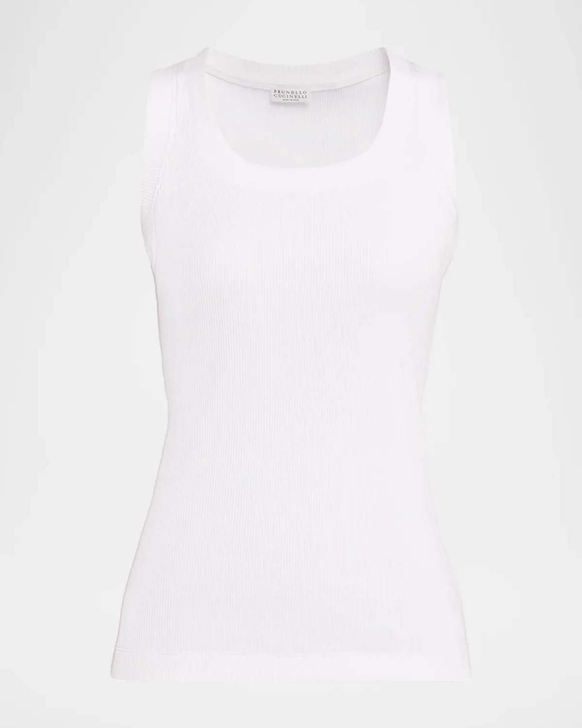 Sparkle Rib Knit Tank Top - 1