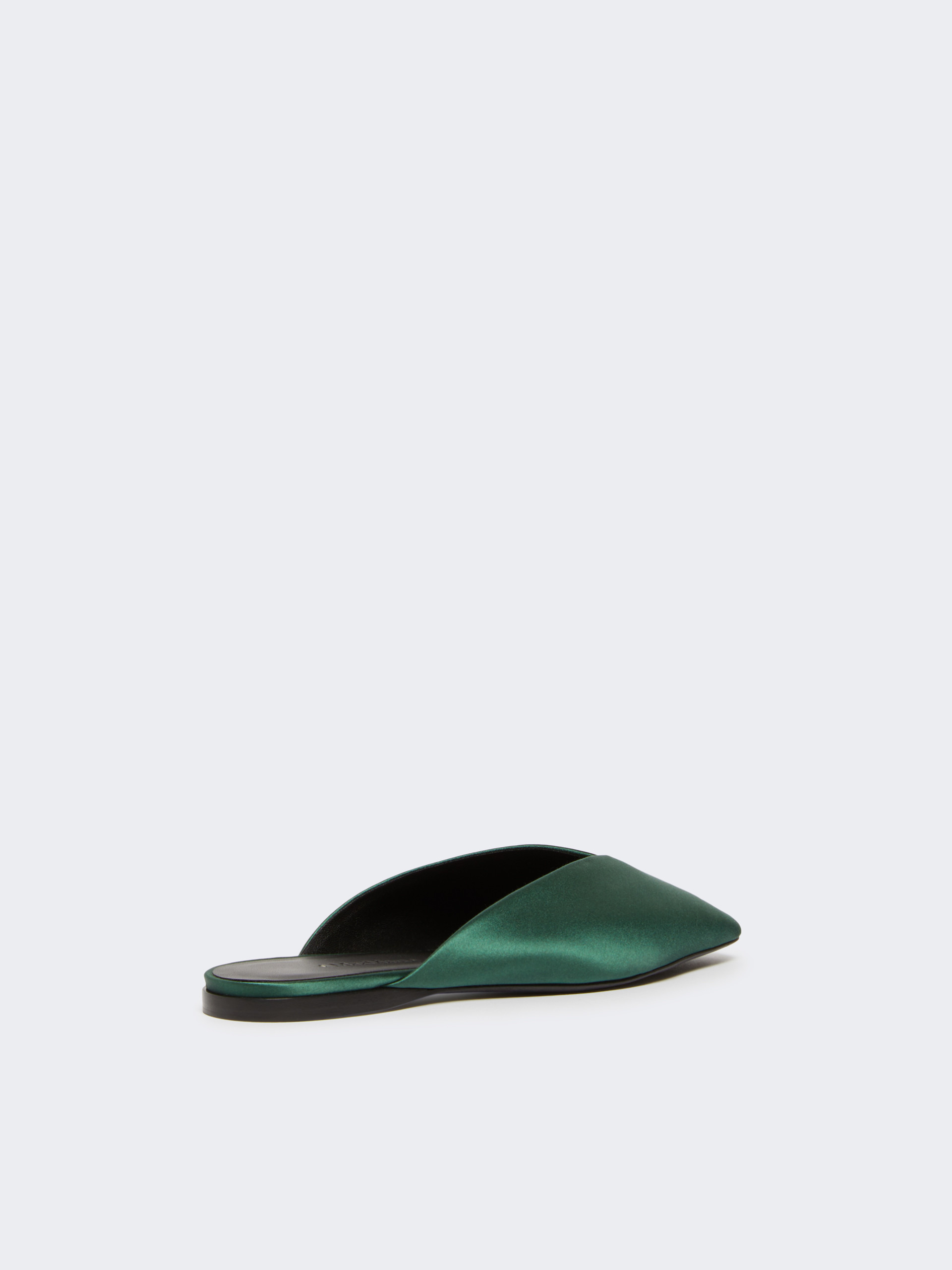 SQUAREDMULE Viscose and silk satin mules - 3
