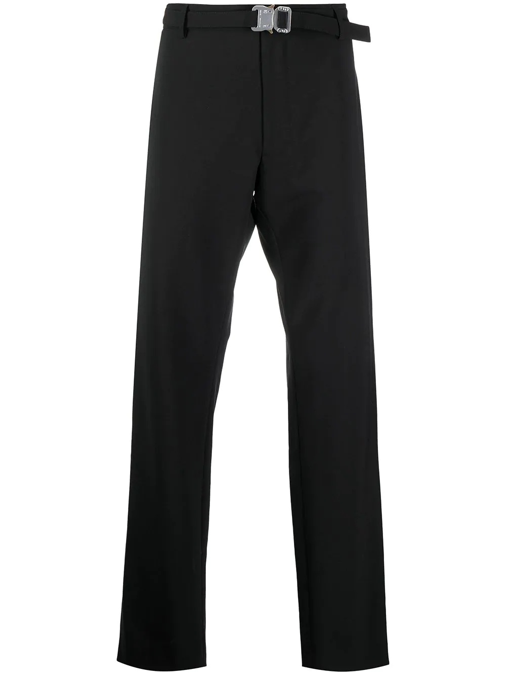 high-rise straight-leg trousers - 1