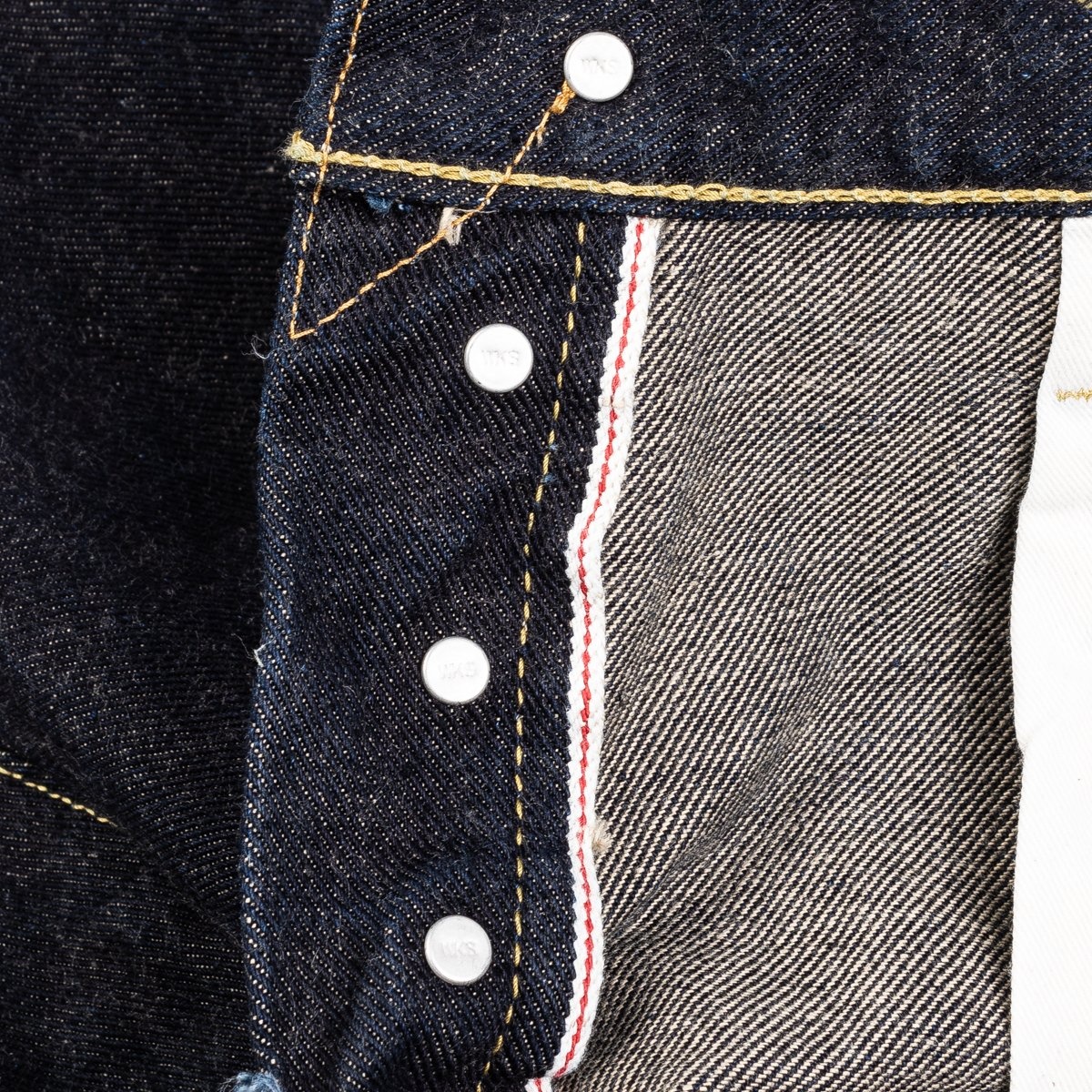 IH-555S-19L 19oz Left Hand Twill Selvedge Denim Super Slim Cut Jeans - Indigo - 13