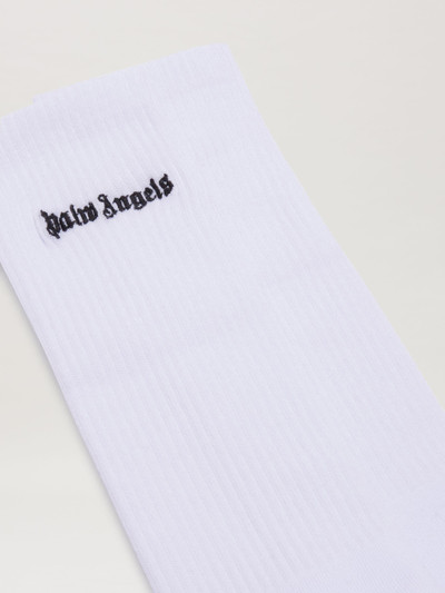 Palm Angels Embroidered Logo Socks outlook