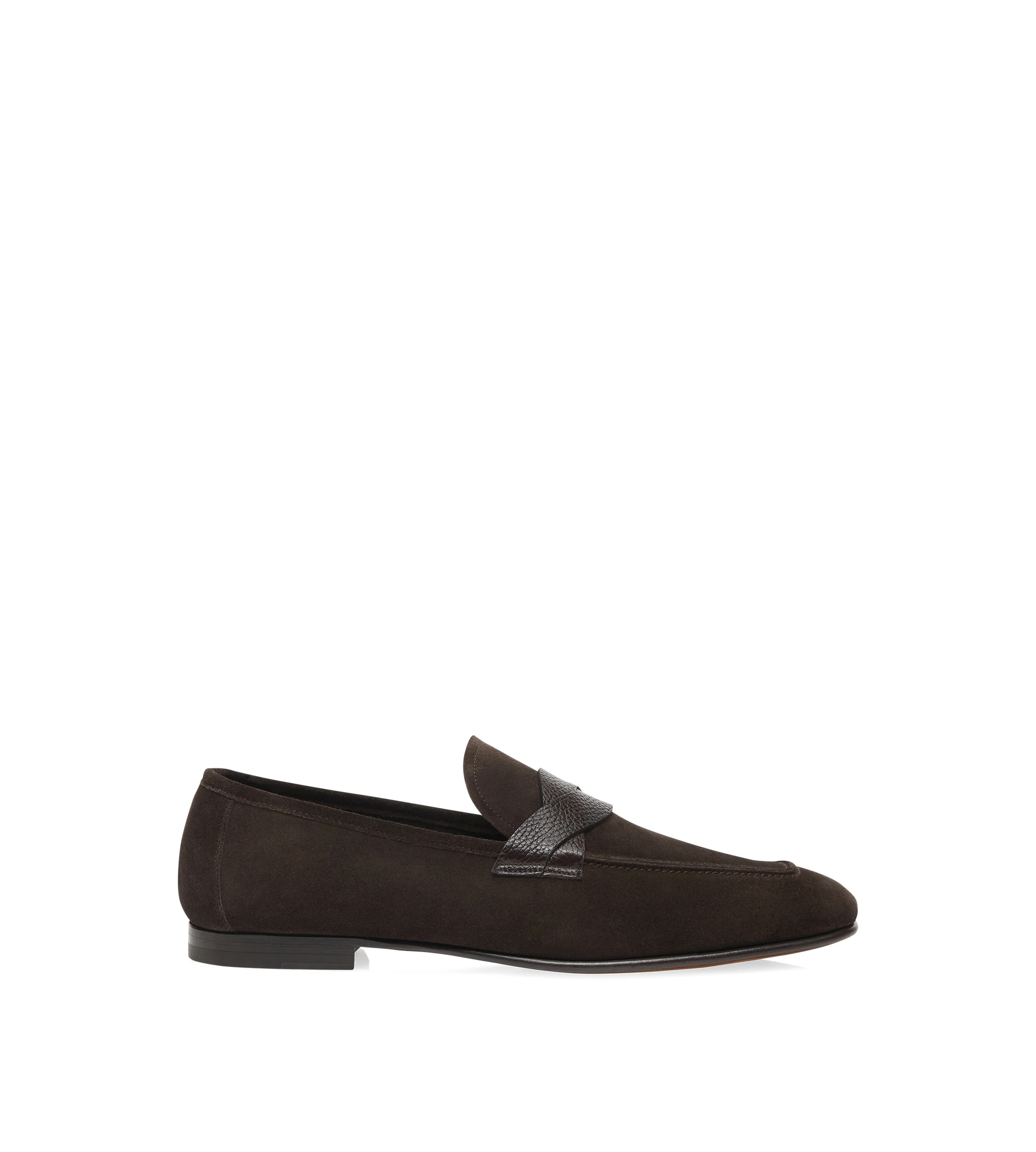 SUEDE SEAN TWISTED BAND LOAFER - 1