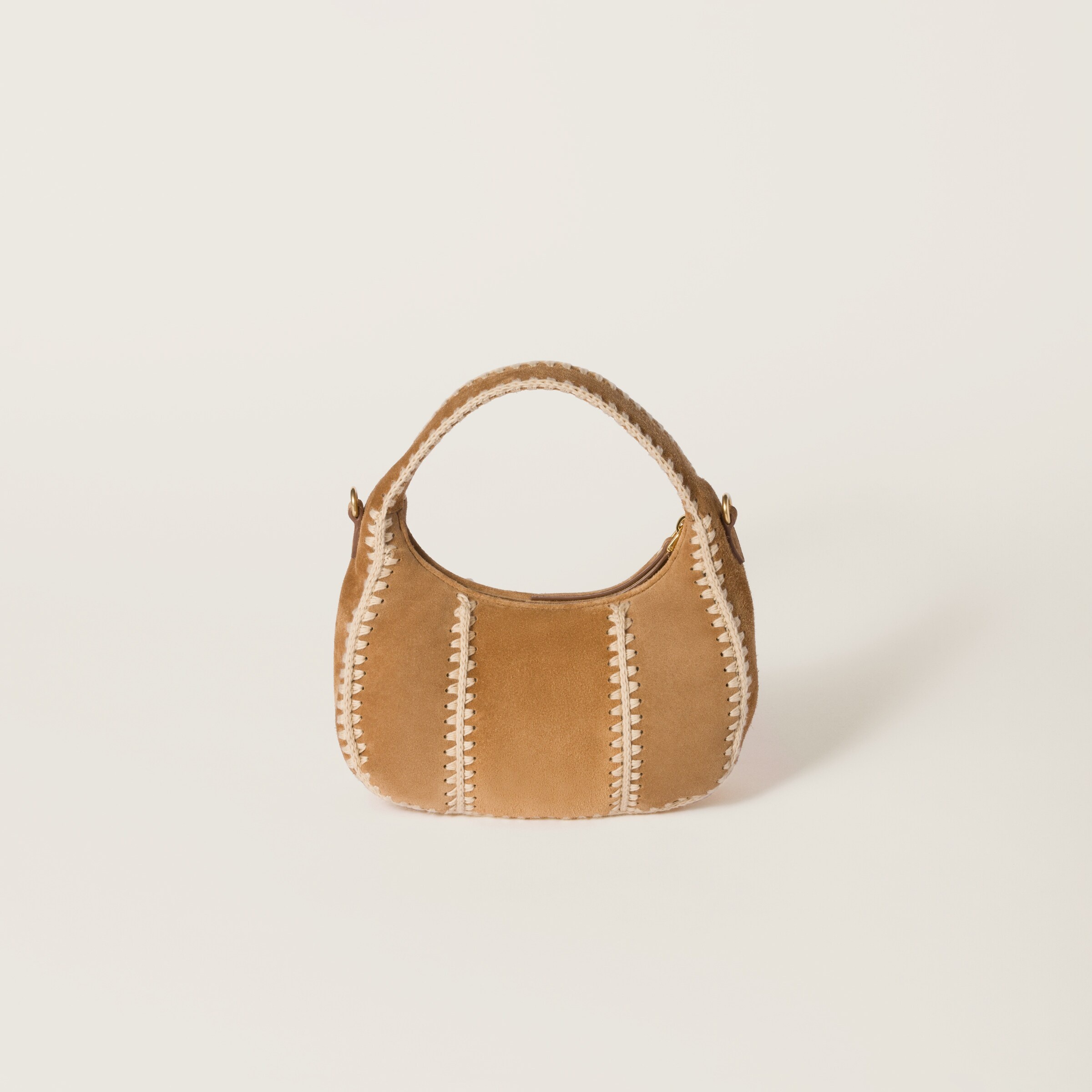 Wander suede and crochet bag - 3