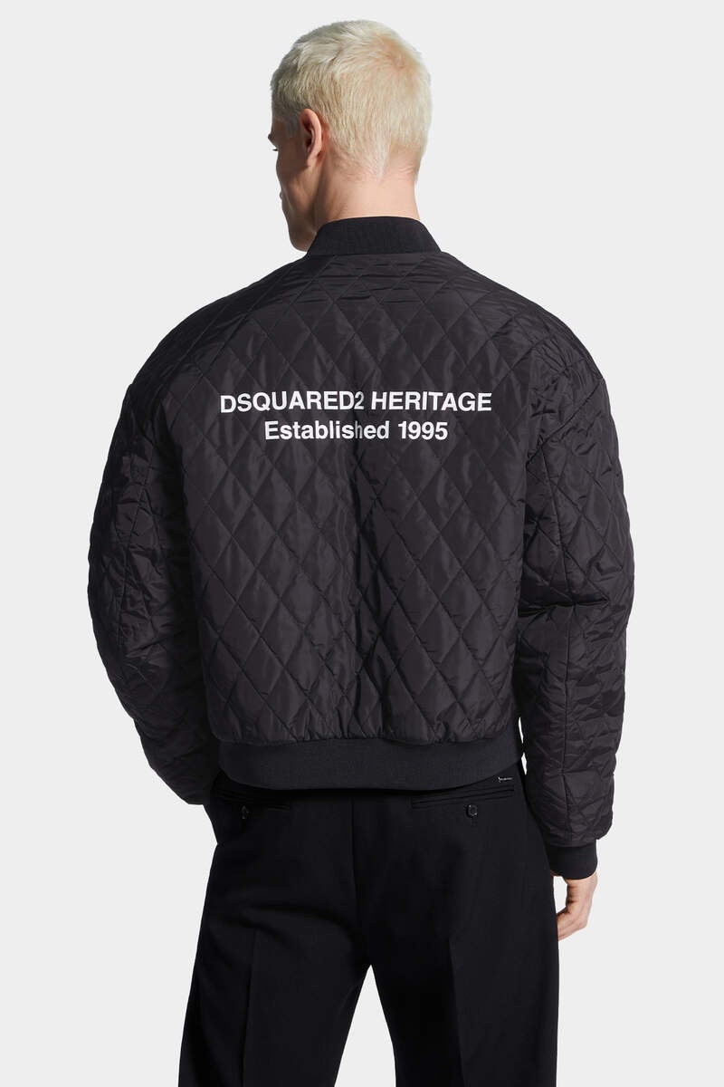 DSQUARED2 URBAN QUILTED BOMBER - 4