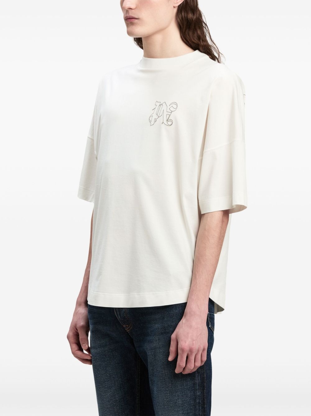 PA Monogram-embroidered T-shirt - 4