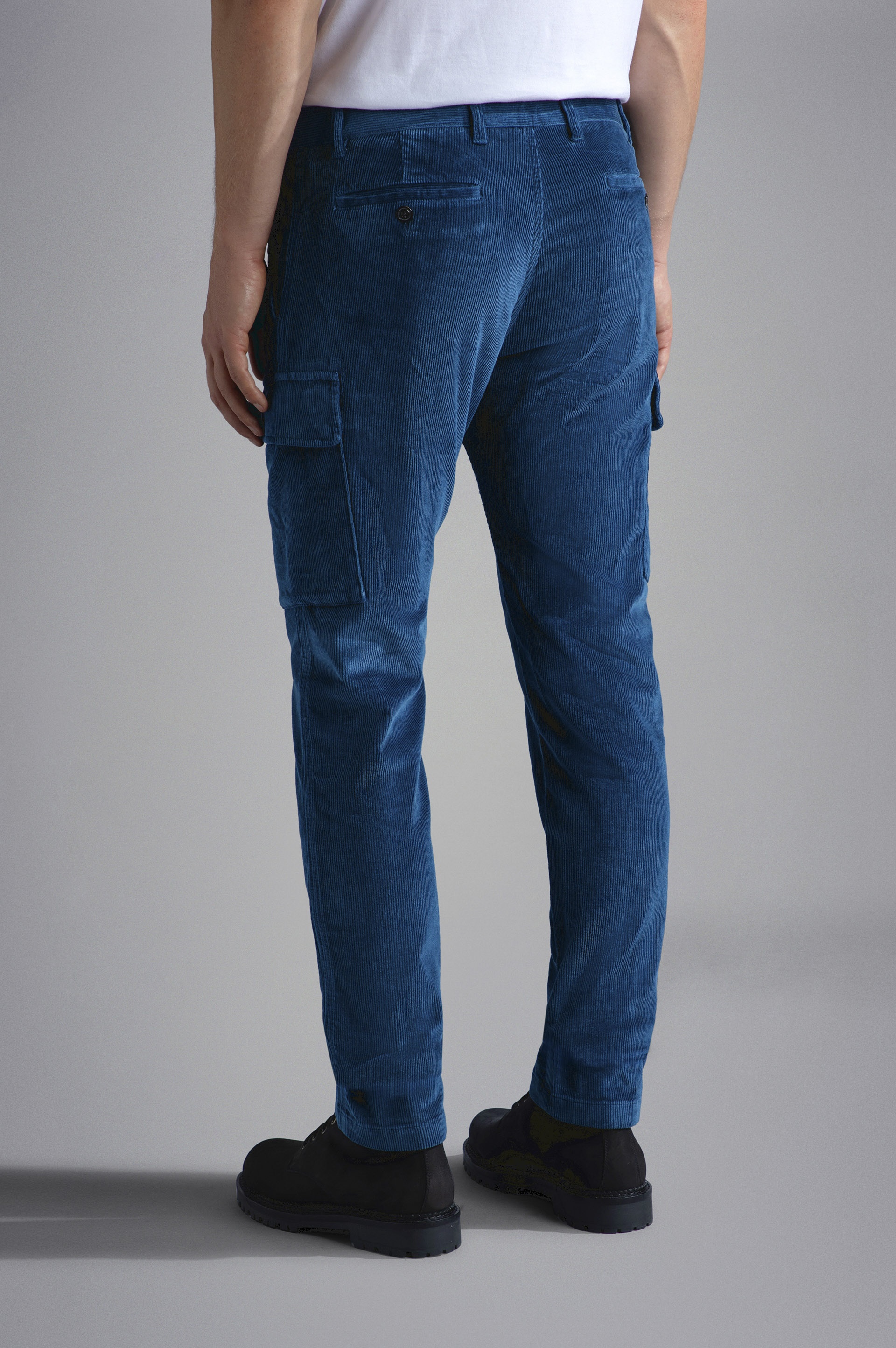SOFT TOUCH CORDUROY CARGO TROUSERS - 3