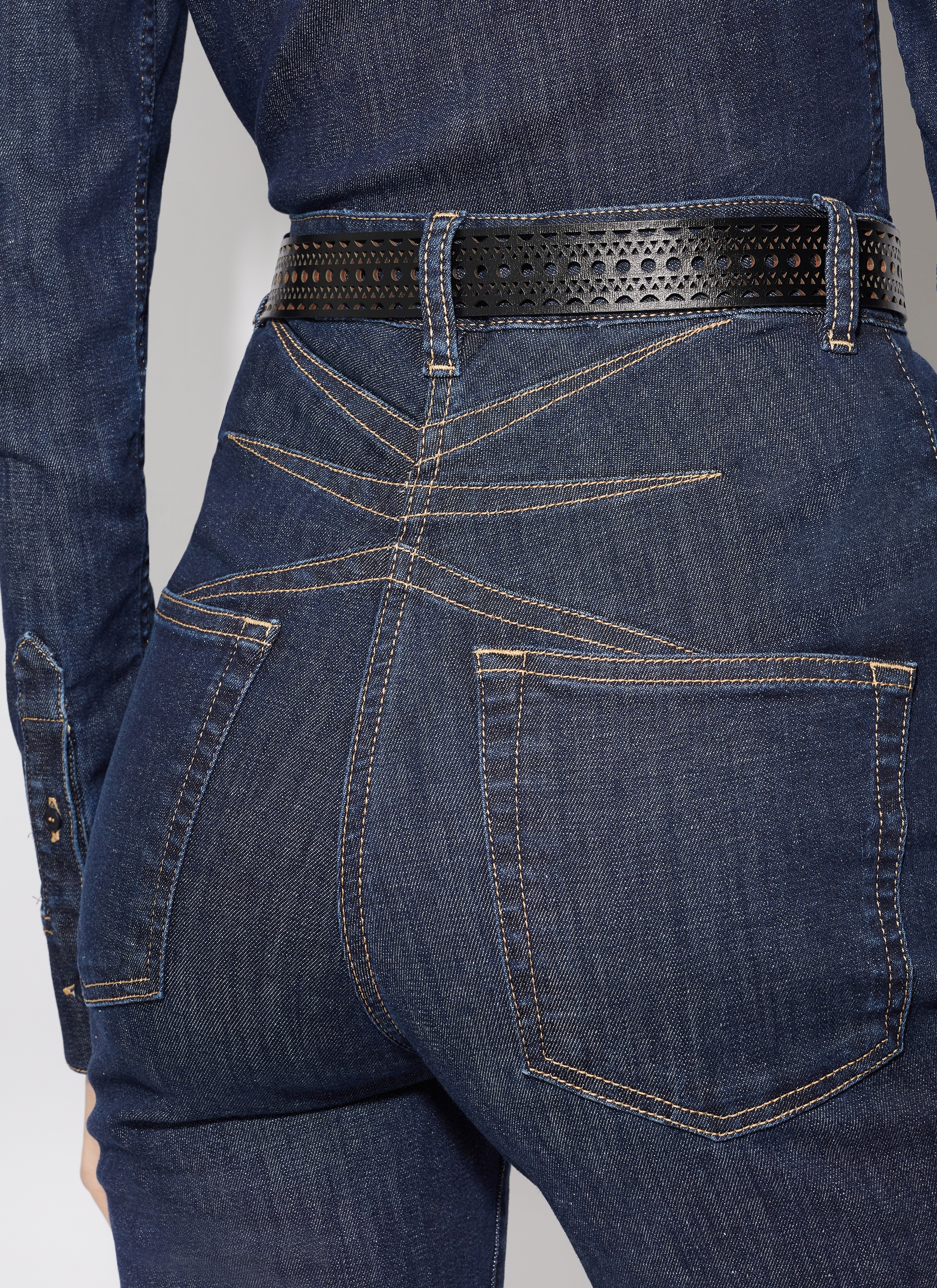 LONG BOOTCUT DENIM PANT - 5
