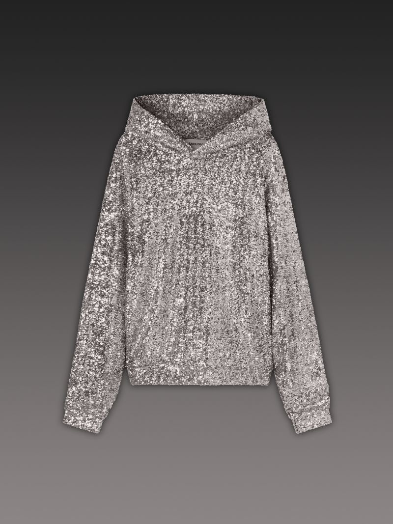 SEQUIN HOODIE - 1