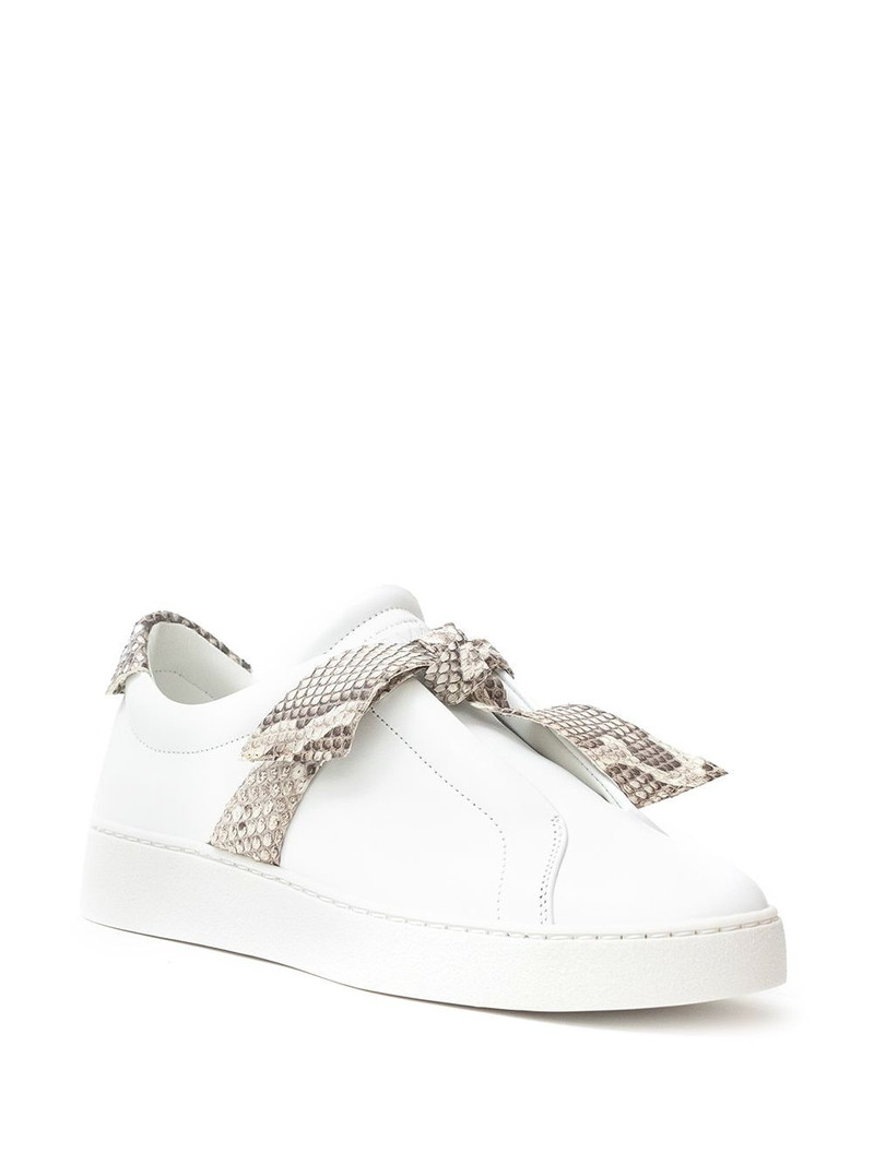 ALEXANDRE BIRMAN Jungle snake-trimmed sneakers outlook