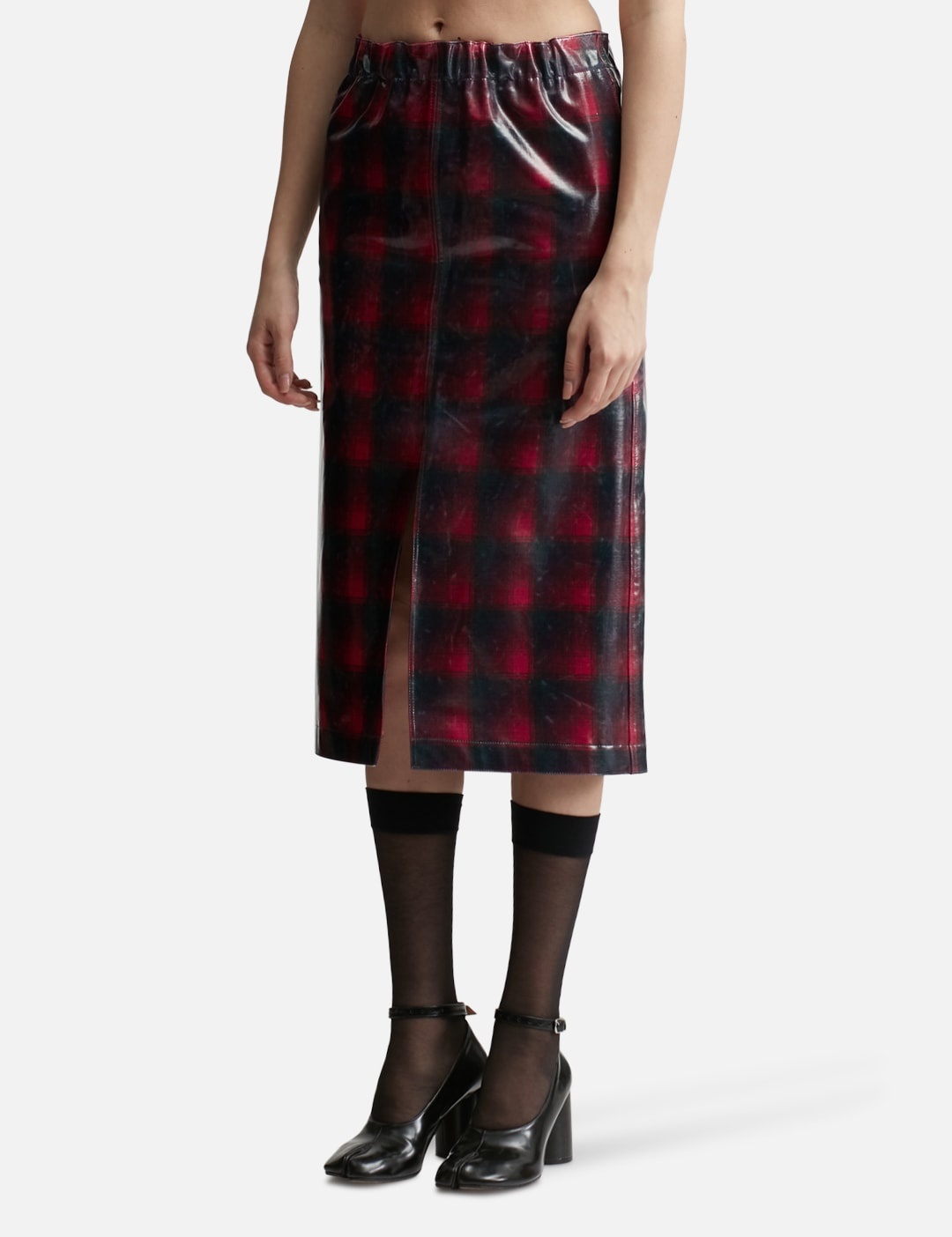 PENDLETON LACQUER SKIRT - 2