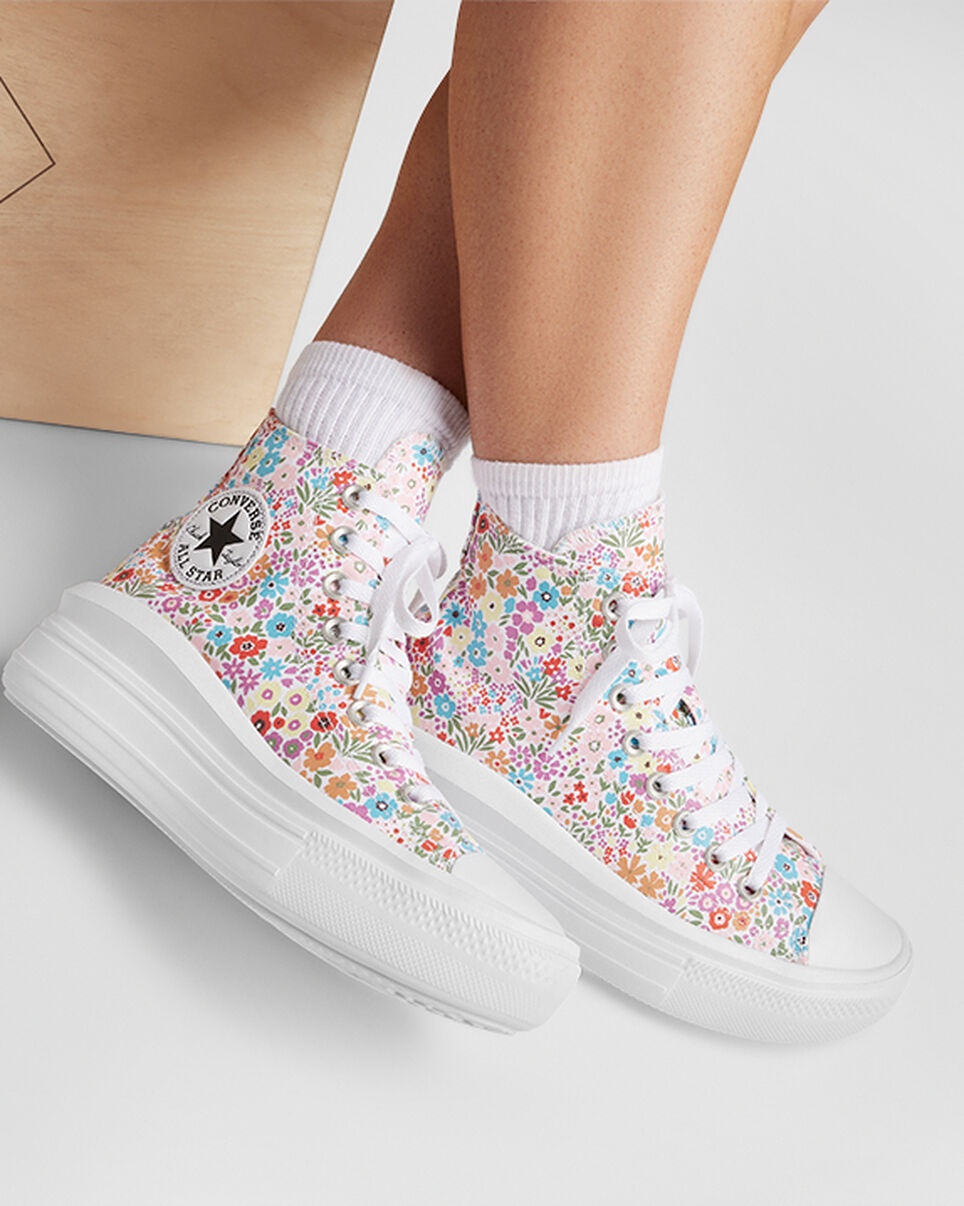 Chuck Taylor All Star Move Platform Mini Flowers - 10