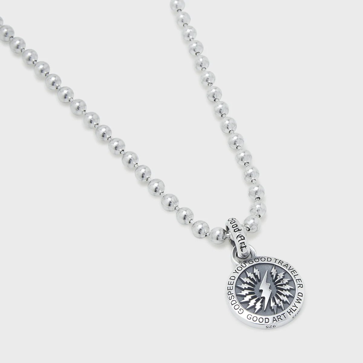PS-STCHRIS-SHAZAM GOOD ART HLYWD Saint Christopher Pendant Shazam - Sterling Silver - 2