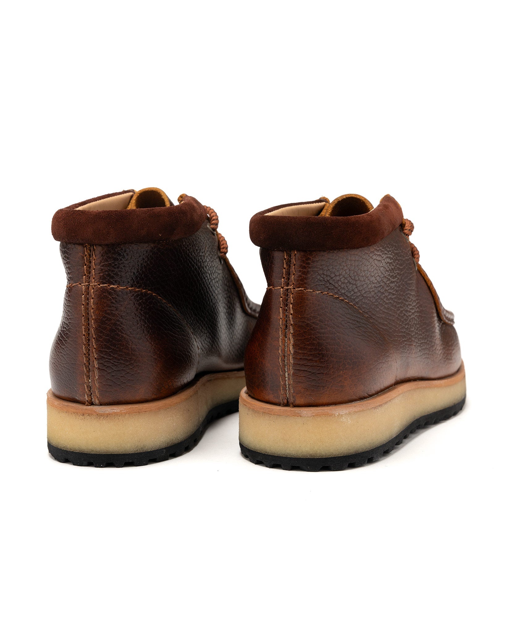 Wallabee Scout Dark Tan Leather - 3