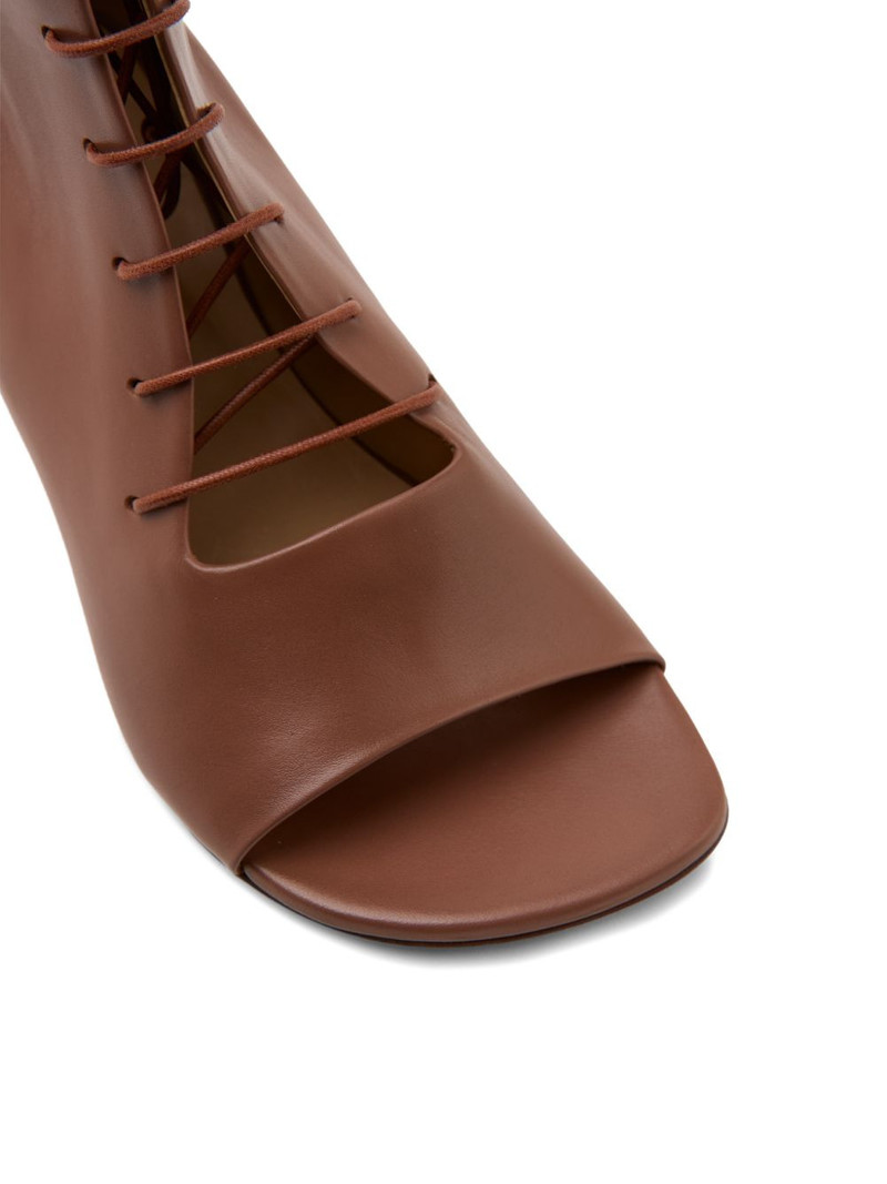 Sottiletta open-toe lace-up boots 4
