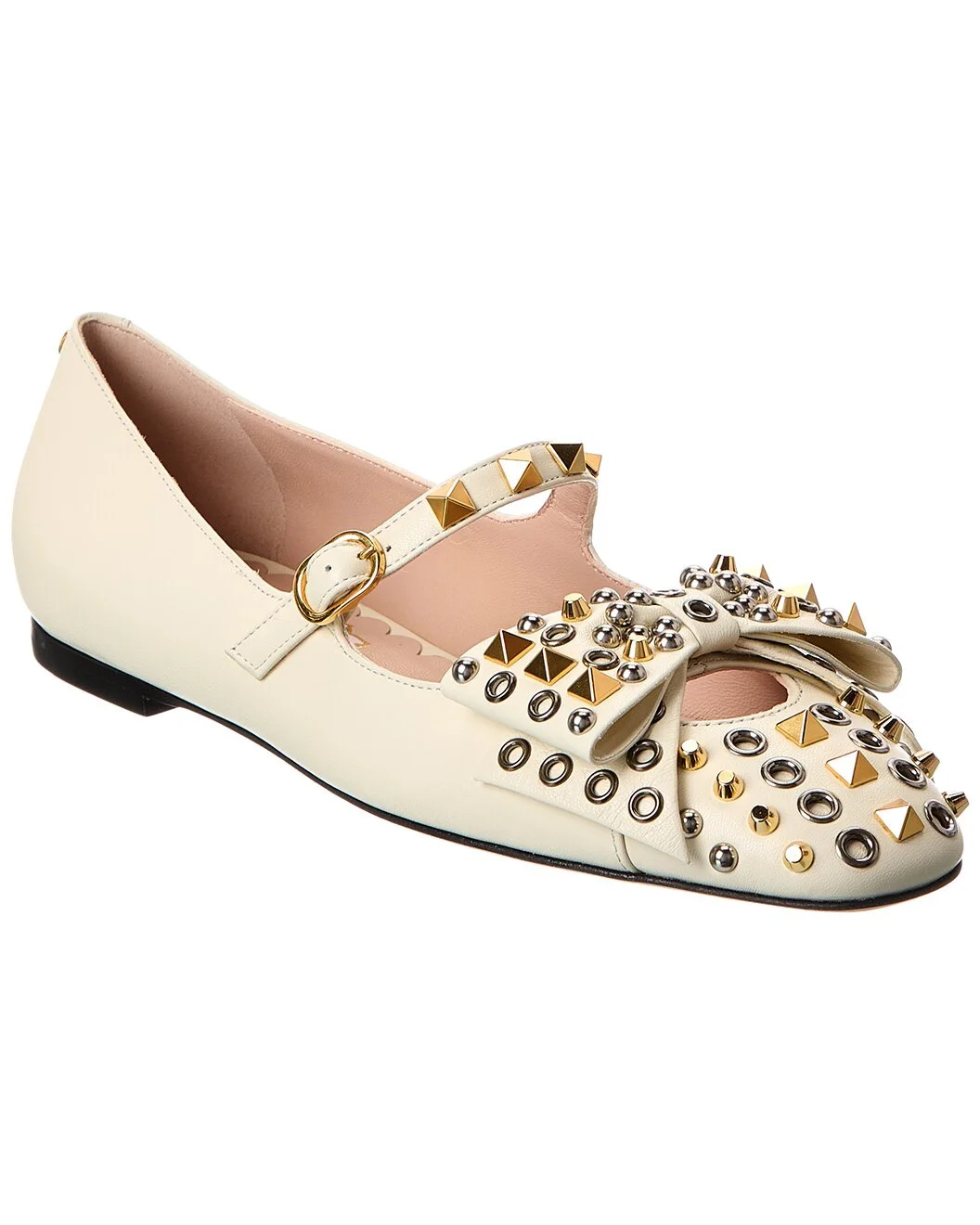 Valentino Rockstud Leather Flat - 1
