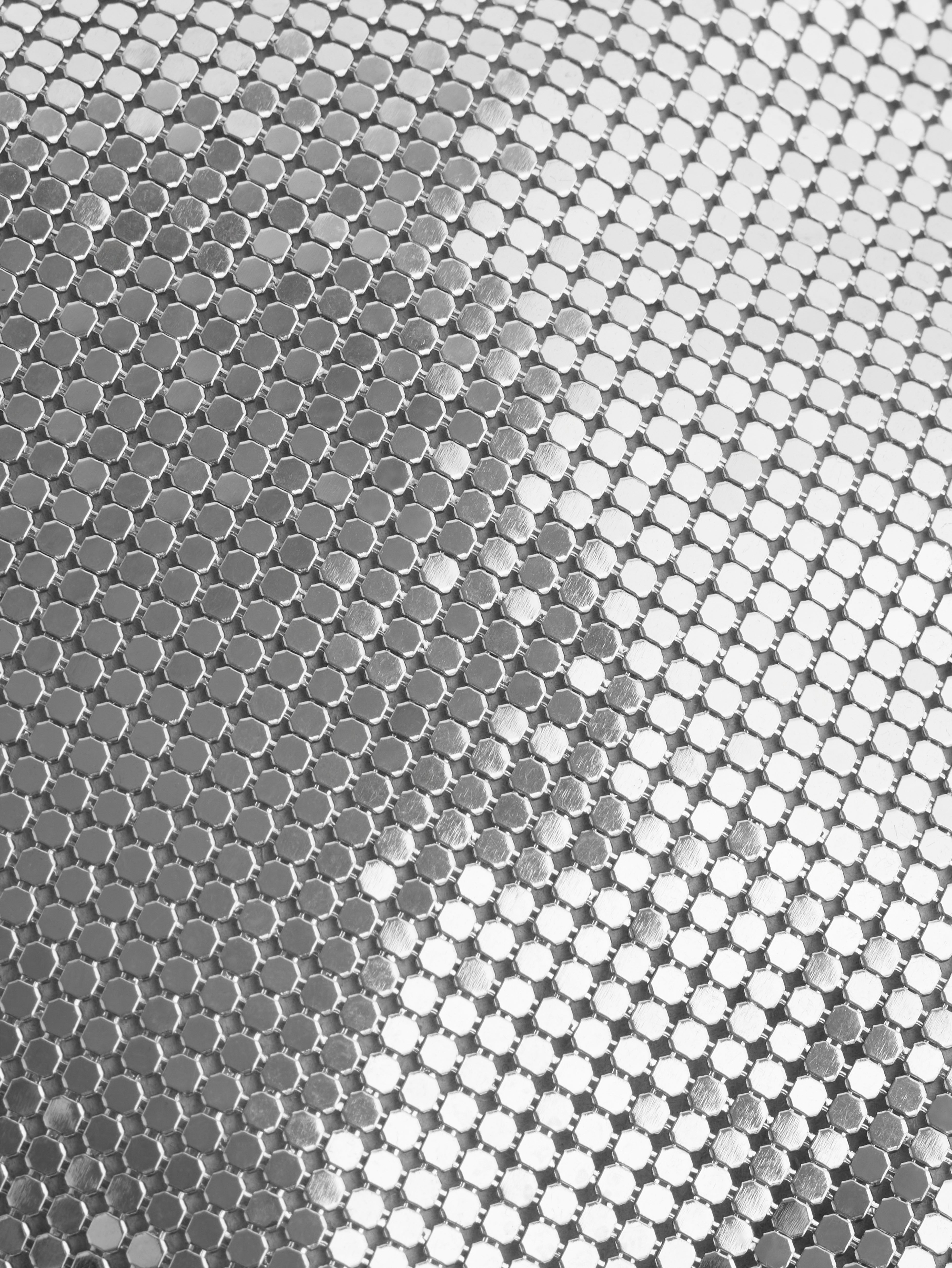 SILVER CHAINMAIL POCKET BAG - 4