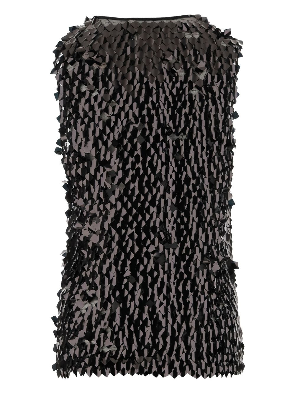 sequin-embellished sleeveless top - 2