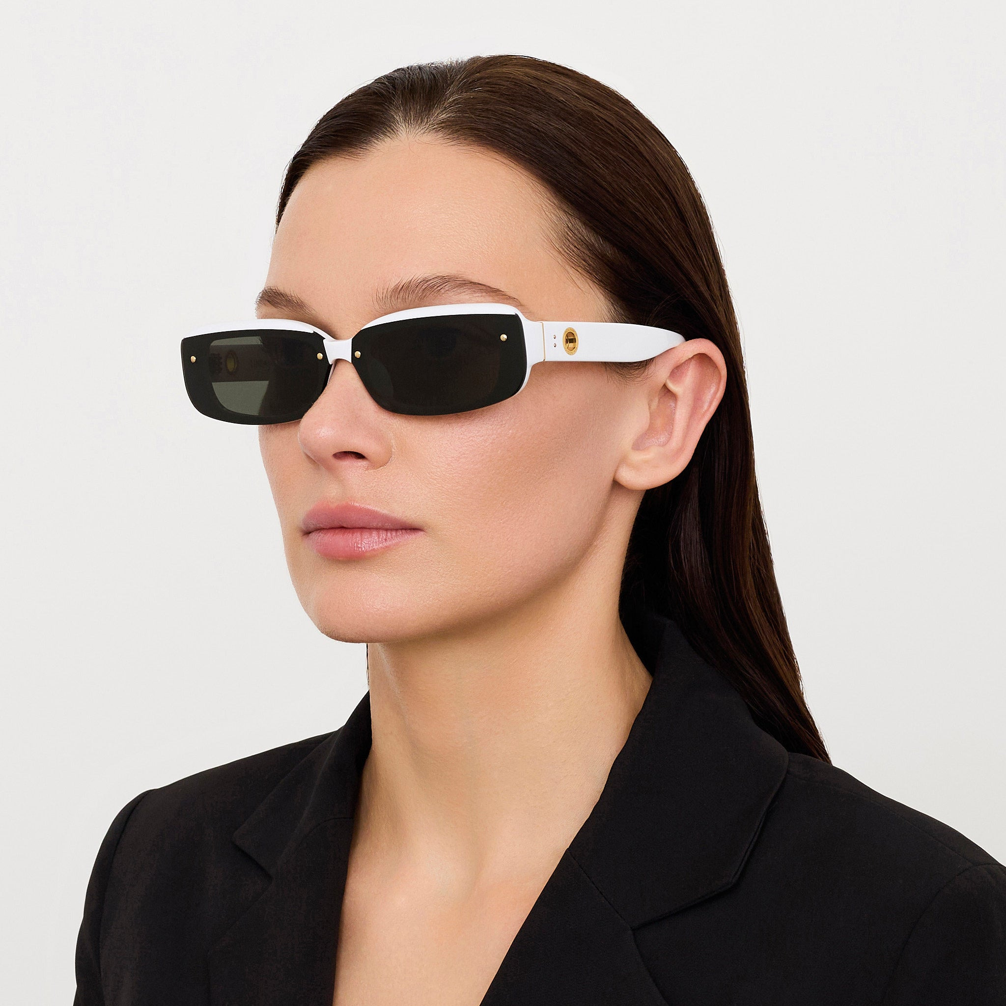 Flick Sunglasses in White - 2