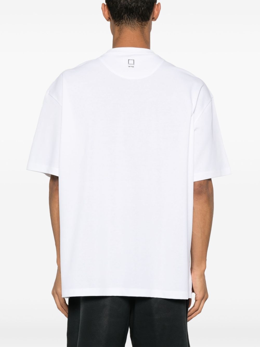 Wooyoungmi logo-print cotton T-shirt | REVERSIBLE