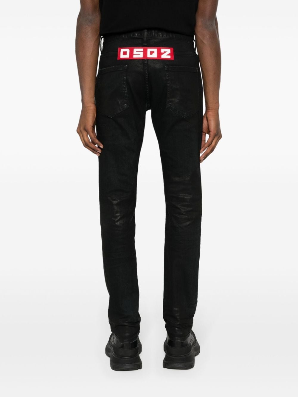 burnt slim-fit jeans - 4