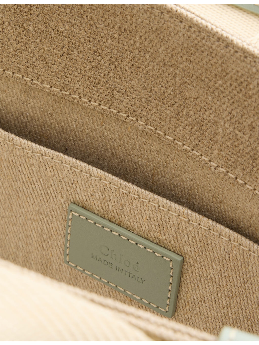Woody Medium Linen Tote Bag - 5