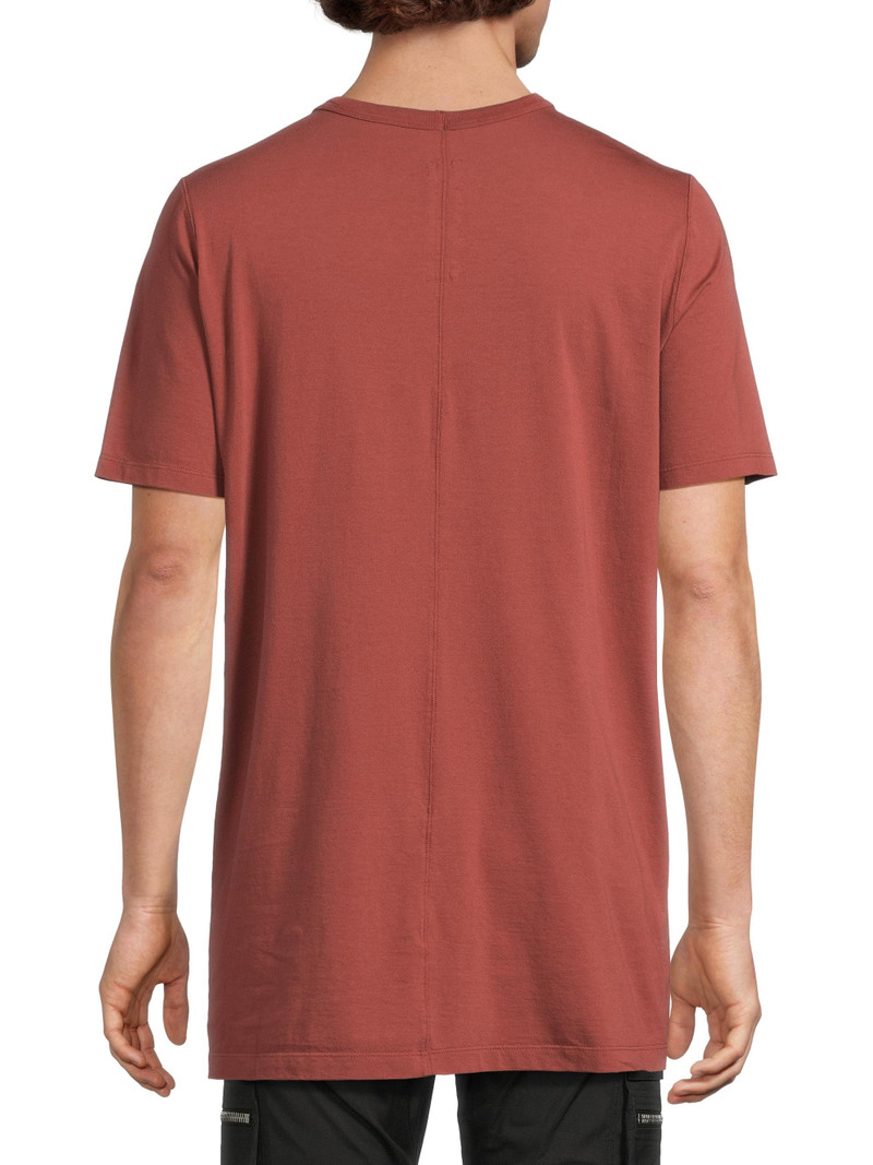 Men's Level T Cotton Crewneck T-Shirt - Rosewood 5