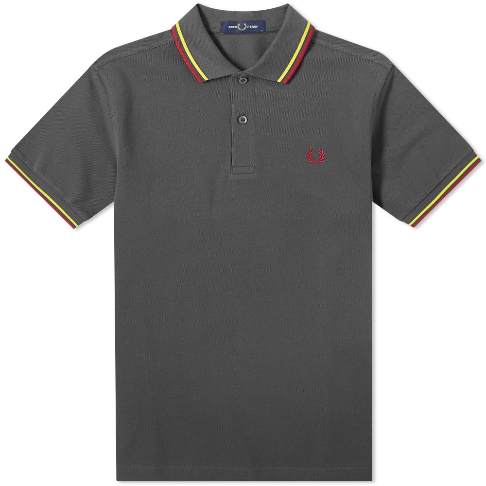 Fred Perry Slim Fit Twin Tipped Polo - 1