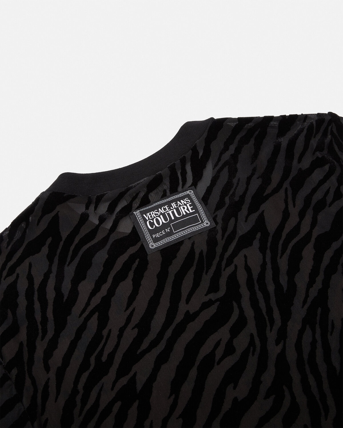 Zebra Devoré Crop T-Shirt - 2