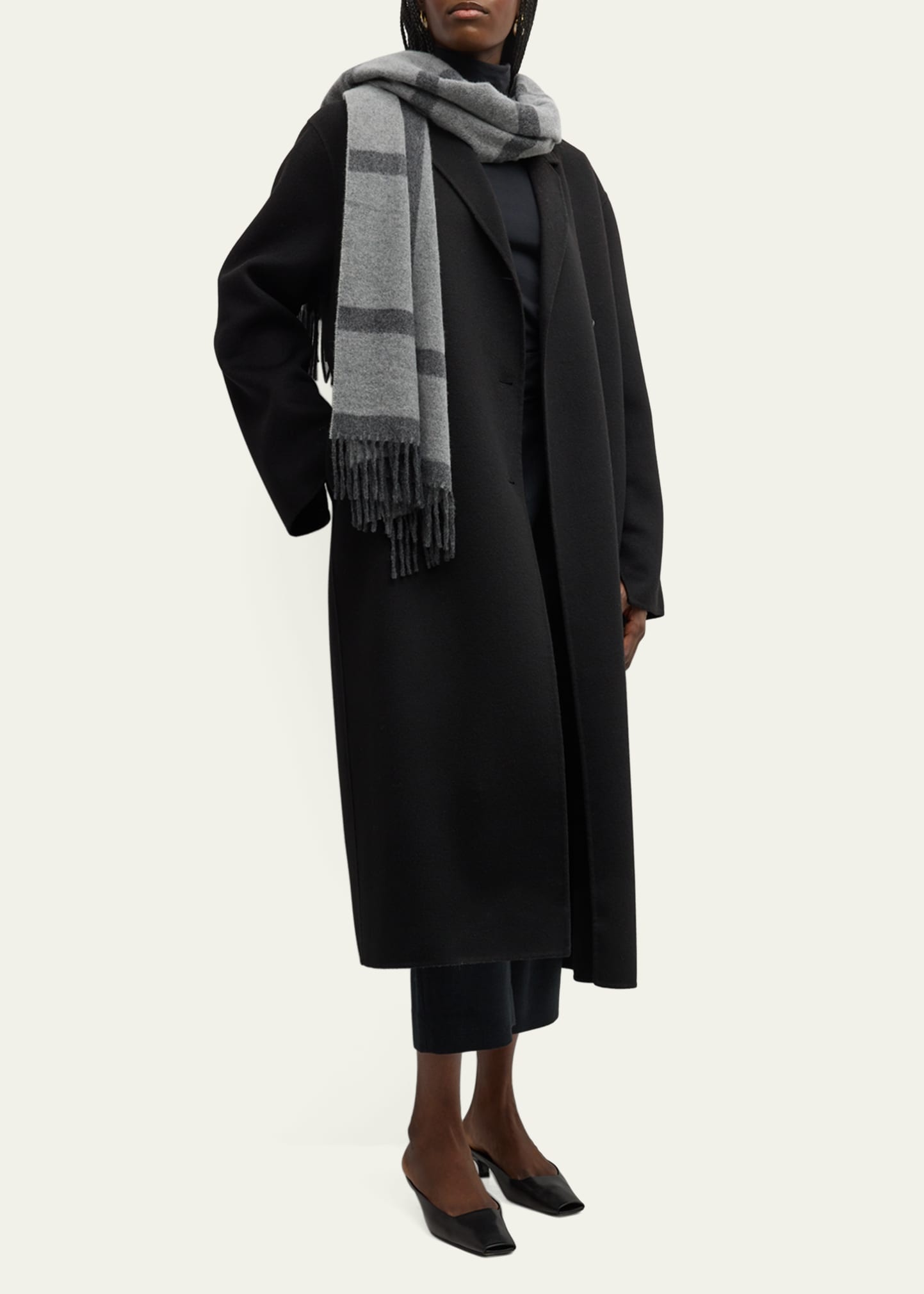 Monogram Jacquard Wool Scarf - 3