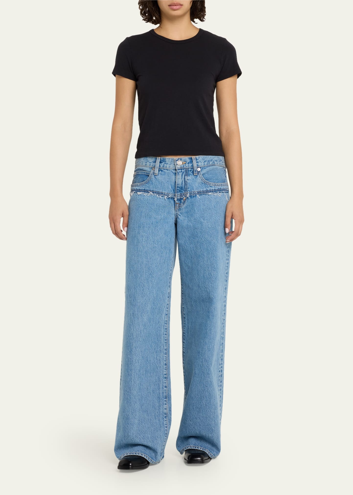 Fitted Cropped Baby Tee - 2